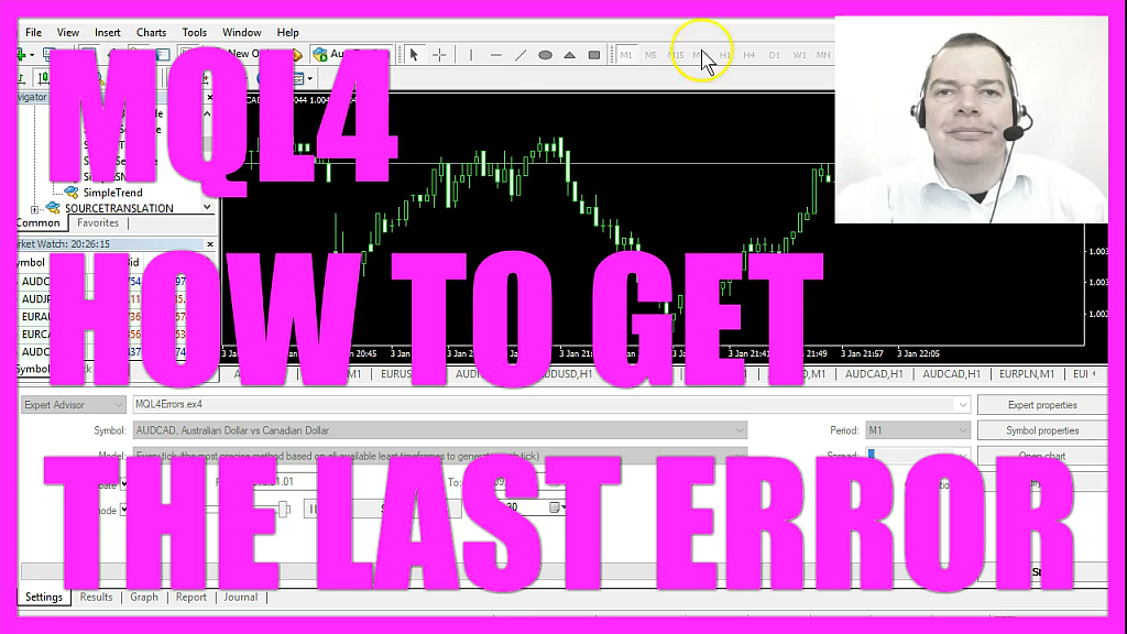 MQL4 TUTORIAL – HOW TO GET THE LAST ERROR