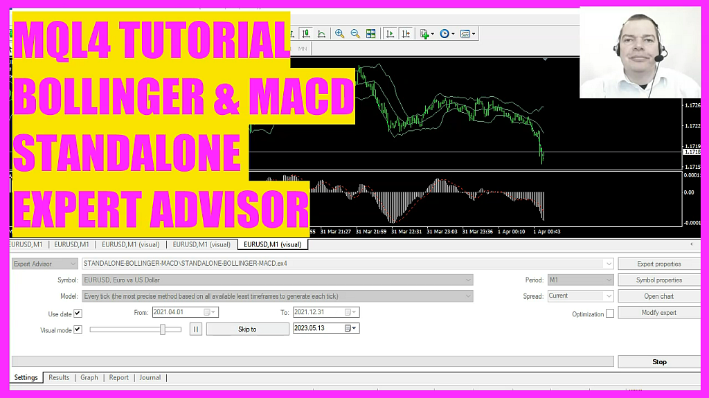 MQL4 TUTORIAL BASICS – 134 STANDALONE BOLLINGER MACD EXPERT ADVISOR