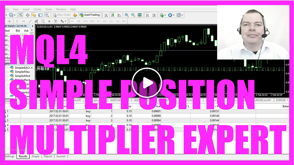 MQL4 TUTORIAL – SIMPLE POSITION MULTIPLIER